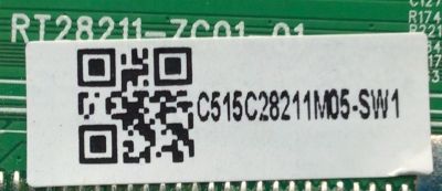 MAIN PARA TV ONN·ROKU TV FHD SMART TV / NUMERO DE PARTE 515C28211M01-SW1 / RT28211-ZC01-01 / C515C28211M01-SW1 / 2E04565D0 / M21055-MT / PANEL BOEA430WU1 / DISPLAY CC430LV2D VER.10 / MODELO 100069992 (43) - Imagen 3